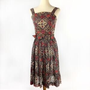 Vintage Gay Gibson belted sun dress size XS/S
